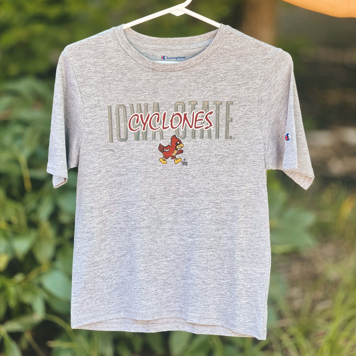 Champion® Youth Vintage Walking Cy Gray T-Shirt